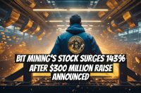 BIT Mining's Stock Surges 143% After $300 Million Raise Announced