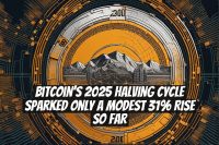 Bitcoin’s 2025 halving cycle sparked only a modest 31% rise so far