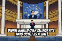 Debate Ignited Over Zelenskyy's NATO Outfit as a Suit