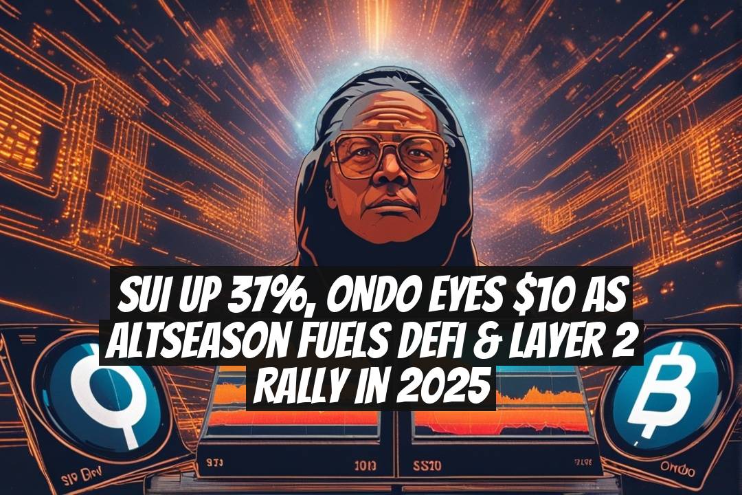 SUI Up 37%, ONDO Eyes $10 as Altseason Fuels DeFi & Layer 2 Rally in 2025