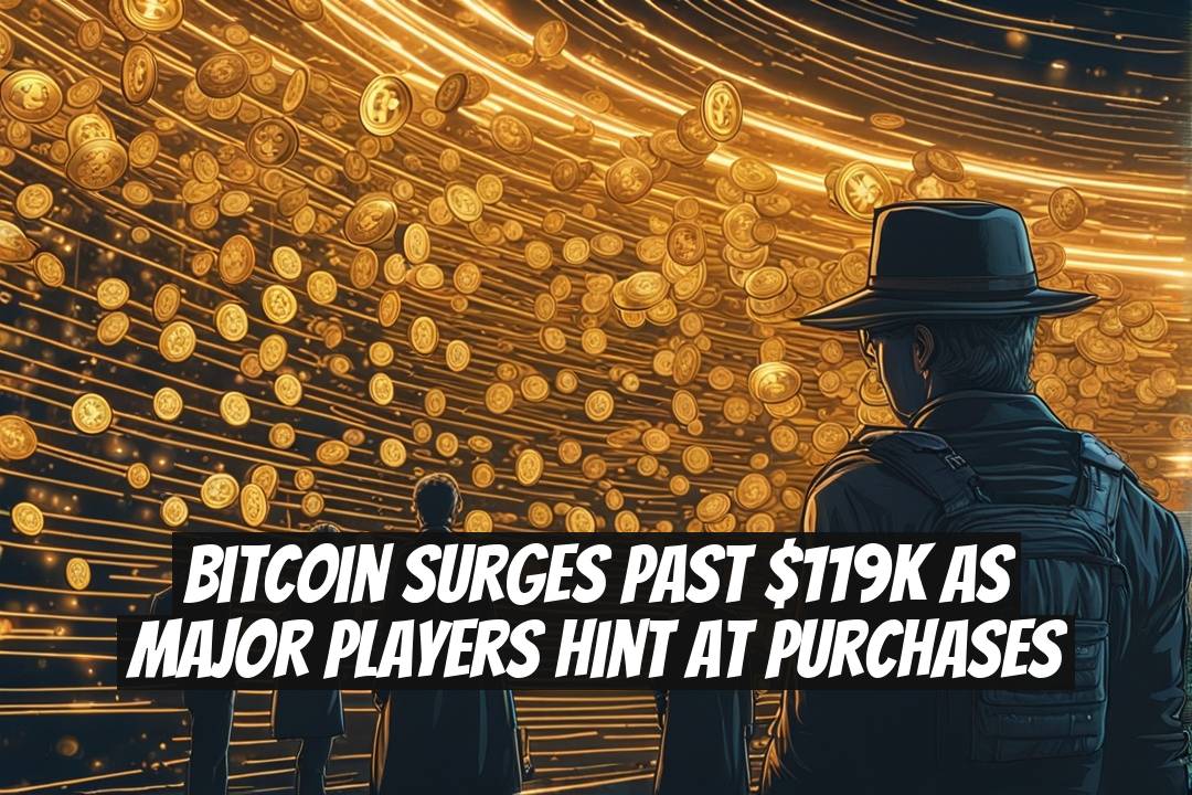 Bitcoin Surges Past $119K as Major Players Hint at Purchases