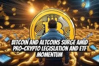 Bitcoin and Altcoins Surge Amid Pro-Crypto Legislation and ETF Momentum
