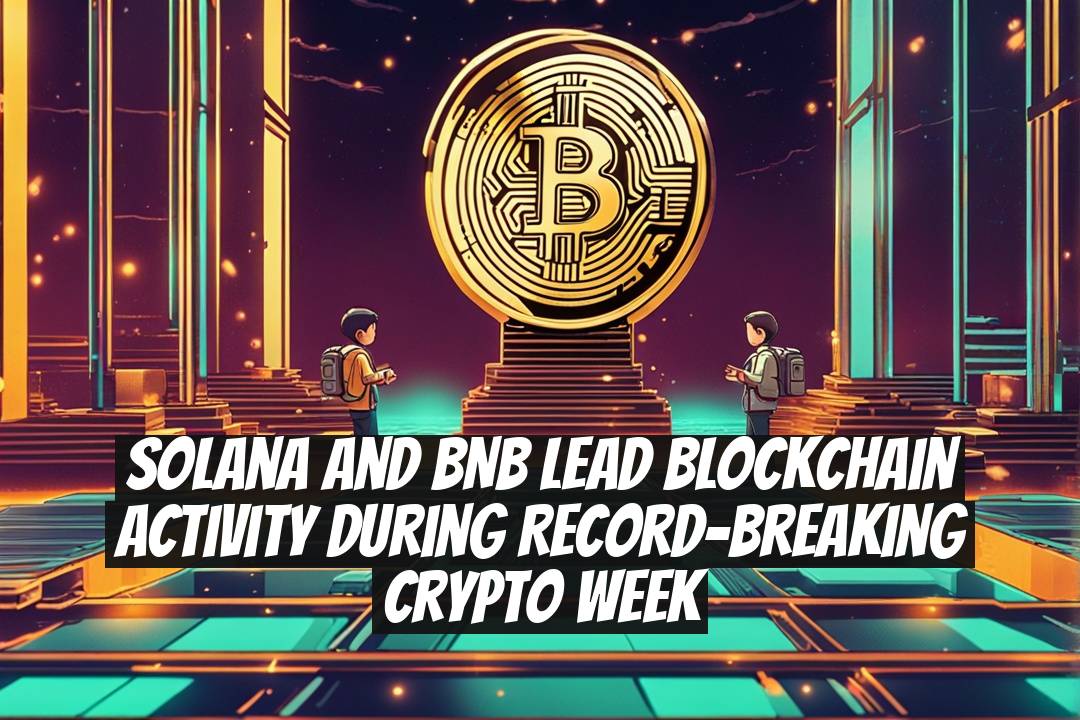 Solana and BNB Lead Blockchain Activity During Record-Breaking Crypto Week