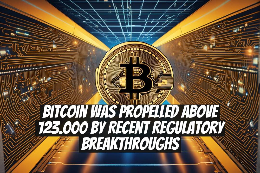 Bitcoin Was Propelled Above 123.000 by Recent Regulatory Breakthroughs