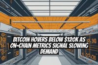 Bitcoin Hovers Below $120K as On-Chain Metrics Signal Slowing Demand