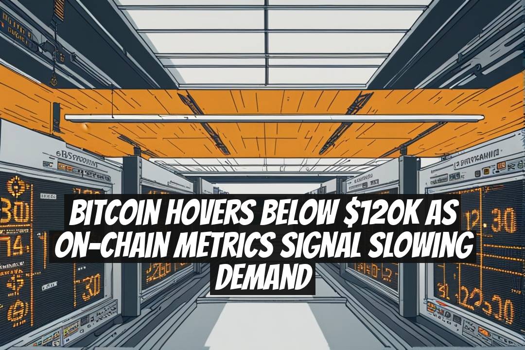 Bitcoin Hovers Below $120K as On-Chain Metrics Signal Slowing Demand