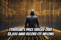 Ethereum's Price Surged Over $3,000 Amid Record ETF Inflows