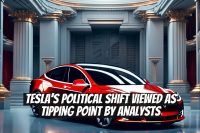Tesla's Political Shift Viewed as Tipping Point by Analysts
