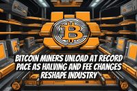 Bitcoin Miners Unload at Record Pace as Halving and Fee Changes Reshape Industry