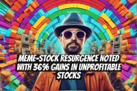 Meme-Stock Resurgence Noted with 36% Gains in Unprofitable Stocks