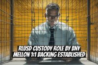 RLUSD Custody Role by BNY Mellon 1:1 Backing Established