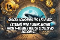 SpaceX consolidates 1,308 BTC ($153M) into a sleek SegWit wallet—whales watch closely as Bitcoin stirs again