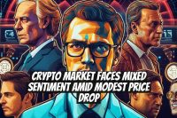 Crypto Market Faces Mixed Sentiment Amid Modest Price Drop