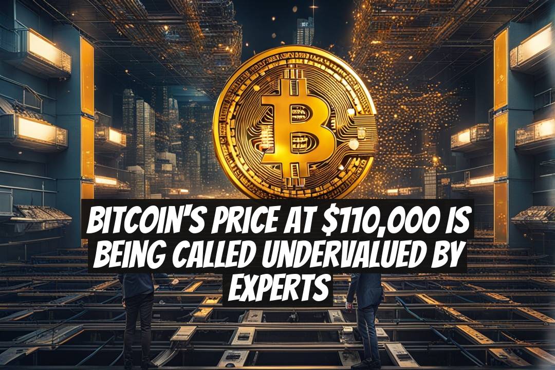 Bitcoin's Price at $110,000 is Being Called Undervalued by Experts