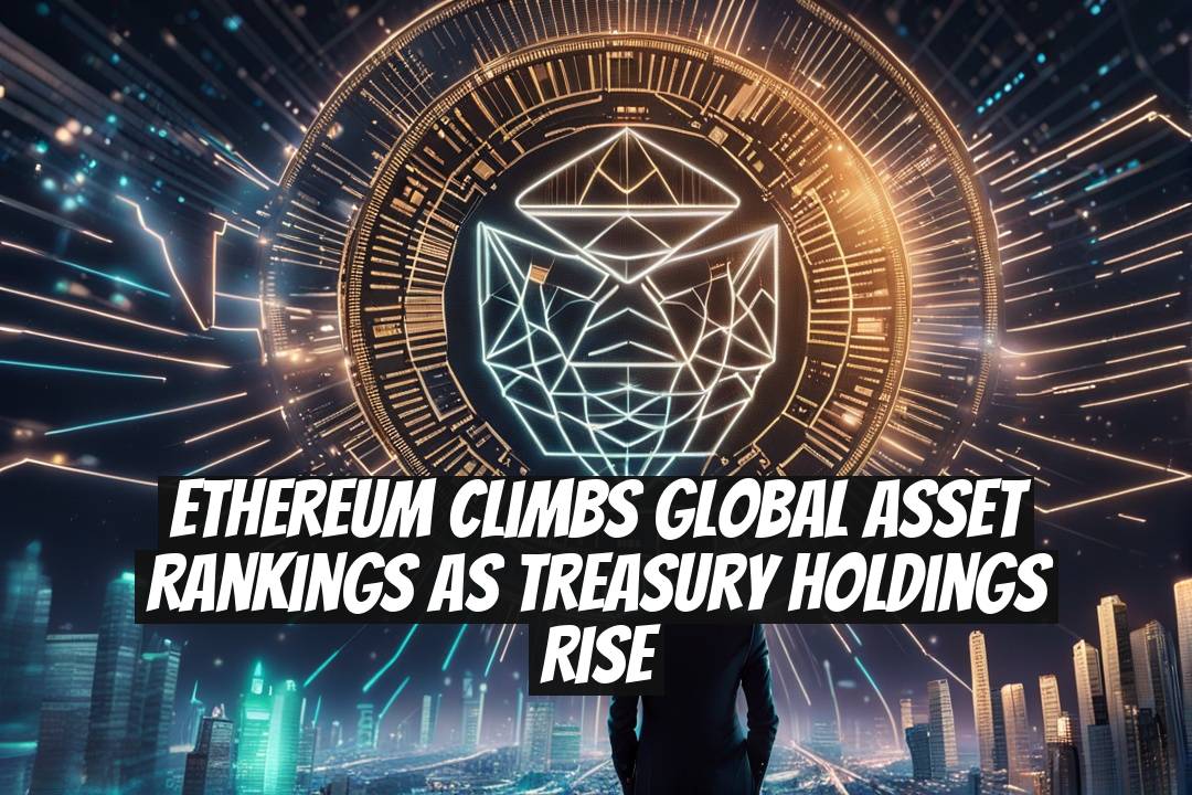 Ethereum Climbs Global Asset Rankings as Treasury Holdings Rise