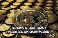 Bitcoin's All-Time High of 118,000 Dollars Spurred Growth