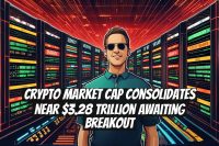 Crypto Market Cap Consolidates Near $3.28 Trillion Awaiting Breakout