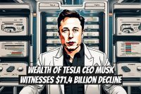 Wealth of Tesla CEO Musk Witnesses $71.4 Billion Decline