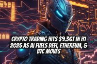 Crypto Trading Hits $9.36T in H1 2025 as AI Fuels DeFi, Ethereum, & BTC Moves