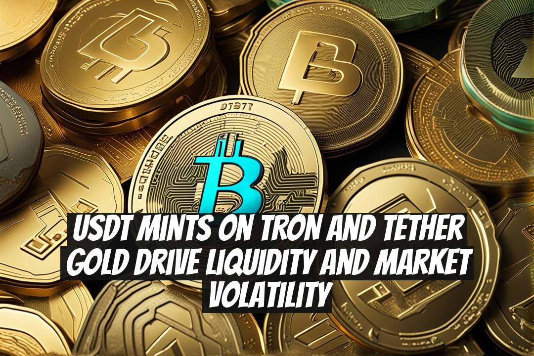 USDT Mints on TRON and Tether Gold Drive Liquidity and Market Volatility