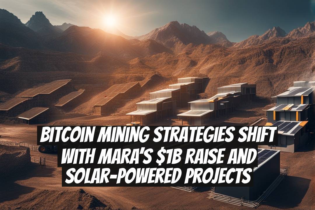 Bitcoin Mining Strategies Shift With MARA’s $1B Raise and Solar-Powered Projects
