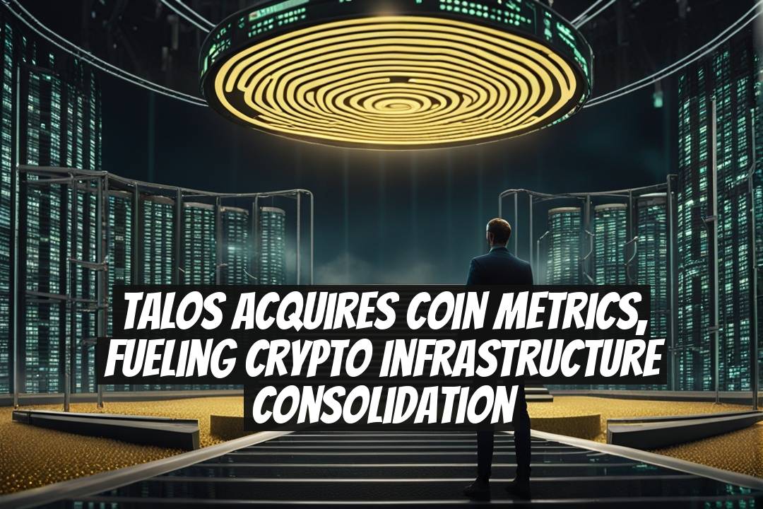 Talos acquires Coin Metrics, fueling crypto infrastructure consolidation