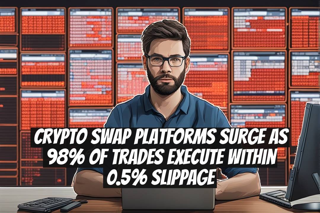 Crypto Swap Platforms Surge as 98% of Trades Execute Within 0.5% Slippage
