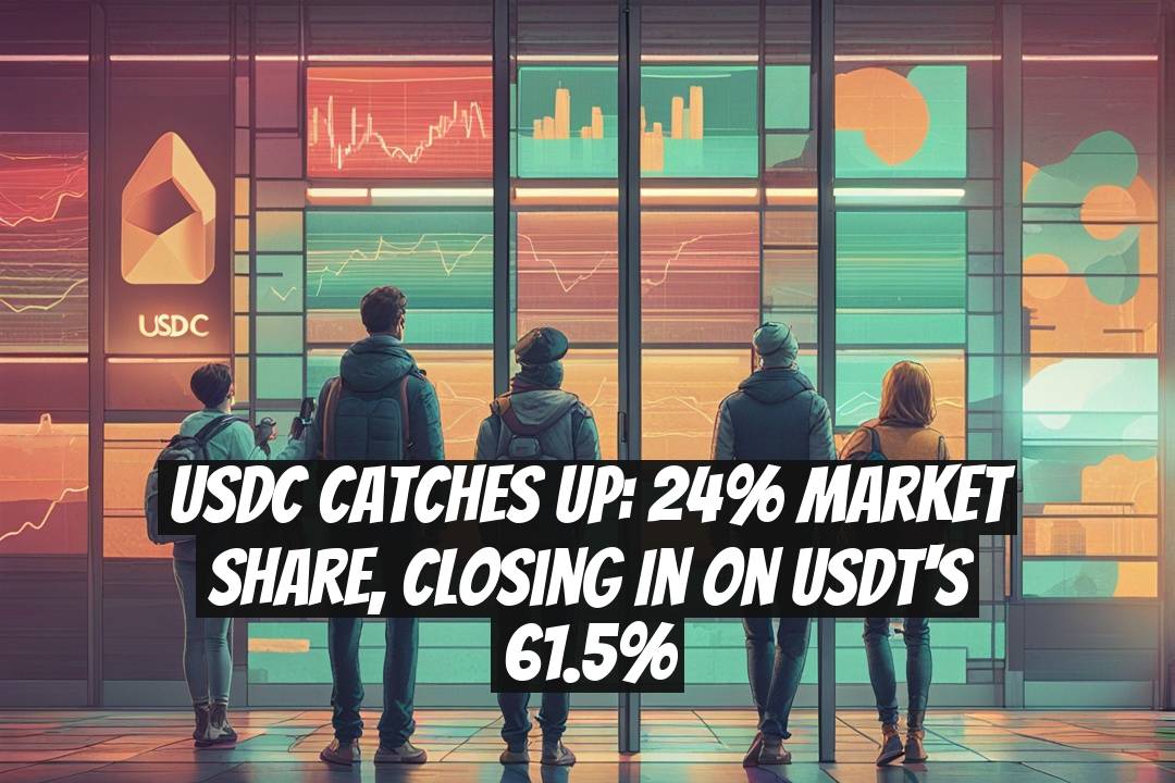 USDC Catches Up: 24% Market Share, Closing In on USDT's 61.5%
