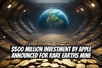 $500 Million Investment by Apple Announced for Rare Earths Mine