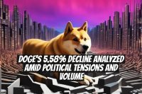 DOGE's 5.58% Decline Analyzed Amid Political Tensions and Volume