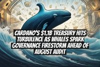 Cardano’s $1.1B Treasury Hits Turbulence as Whales Spark Governance Firestorm Ahead of August Audit