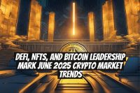 DeFi, NFTs, and Bitcoin Leadership Mark June 2025 Crypto Market Trends