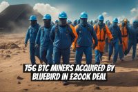 756 BTC Miners Acquired by Bluebird in £200K Deal