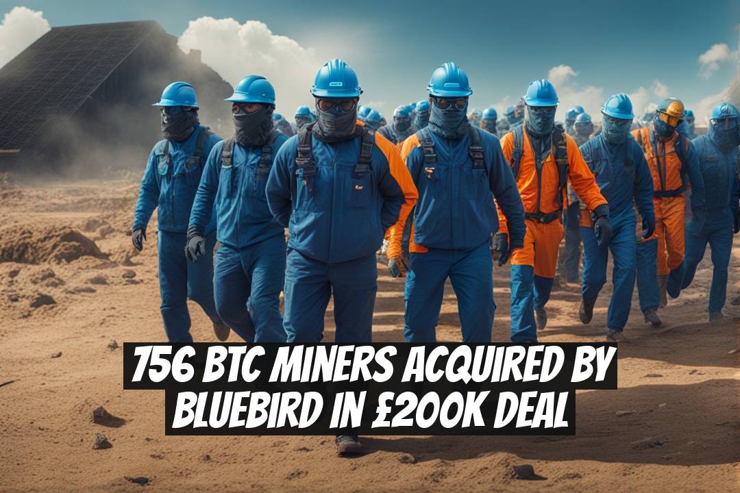 756 BTC Miners Acquired by Bluebird in £200K Deal