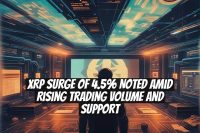 XRP Surge of 4.5% Noted Amid Rising Trading Volume and Support