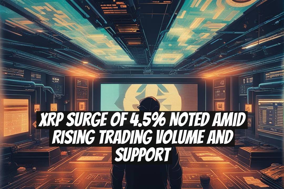 XRP Surge of 4.5% Noted Amid Rising Trading Volume and Support