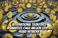 International Taskforce Dismantles €460 Million Crypto Fraud Network