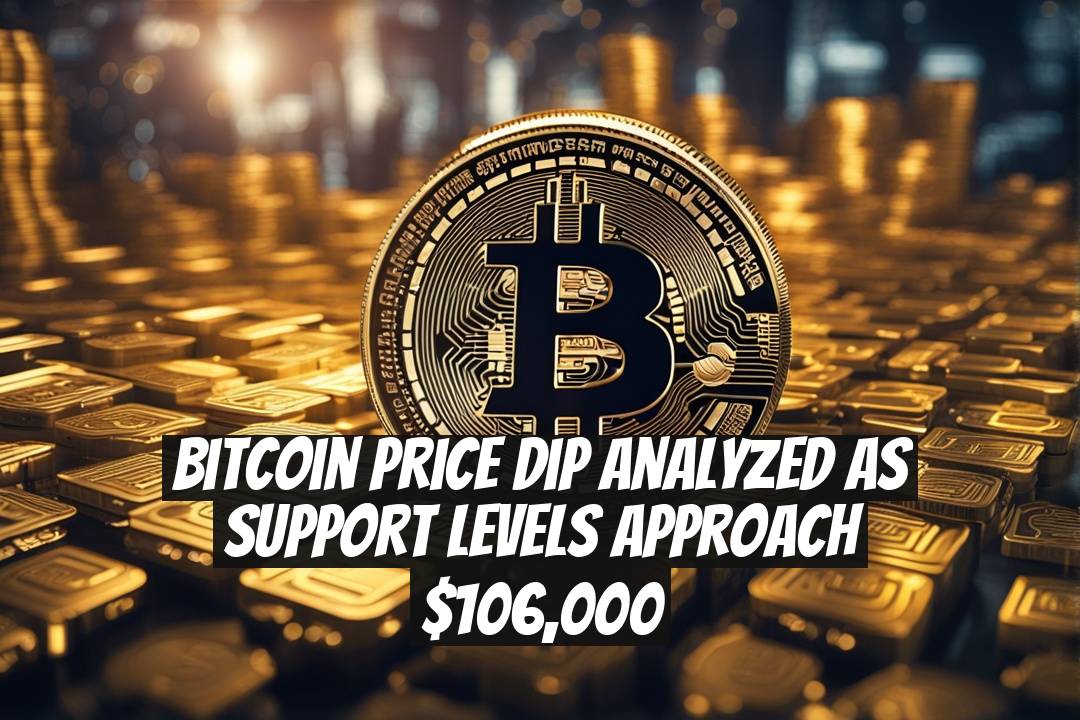 Bitcoin price dip analyzed as support levels approach $106,000