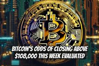 Bitcoin's Odds of Closing Above $108,000 This Week Evaluated