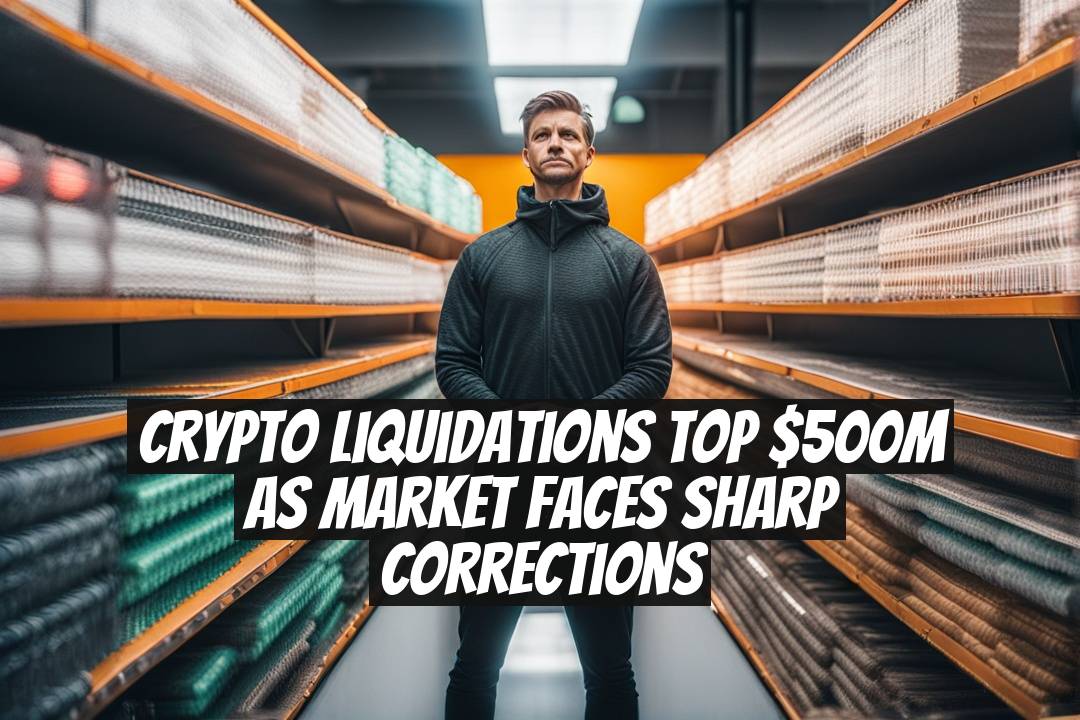 Crypto Liquidations Top $500M as Market Faces Sharp Corrections