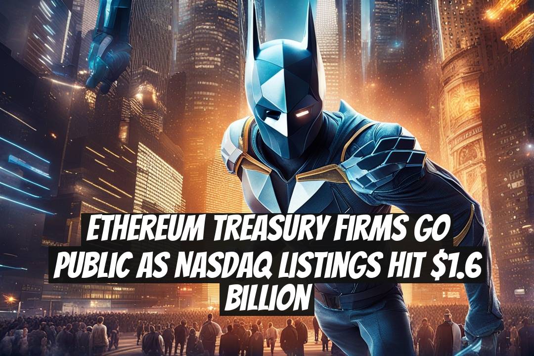 Ethereum Treasury Firms Go Public as Nasdaq Listings Hit $1.6 Billion