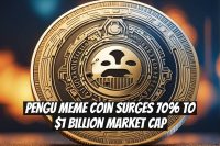 PENGU Meme Coin Surges 70% to $1 Billion Market Cap