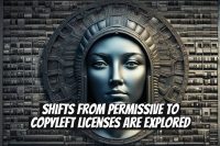 Shifts from Permissive to Copyleft Licenses Are Explored