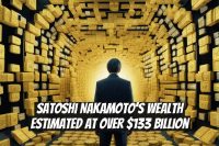 Satoshi Nakamoto's Wealth Estimated at Over $133 Billion