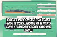 Circle’s USDC Circulation Soars 40% in 2025, Nipping at Tether’s 62% Stablecoin Crown Amid DeFi and CBDC Buzz