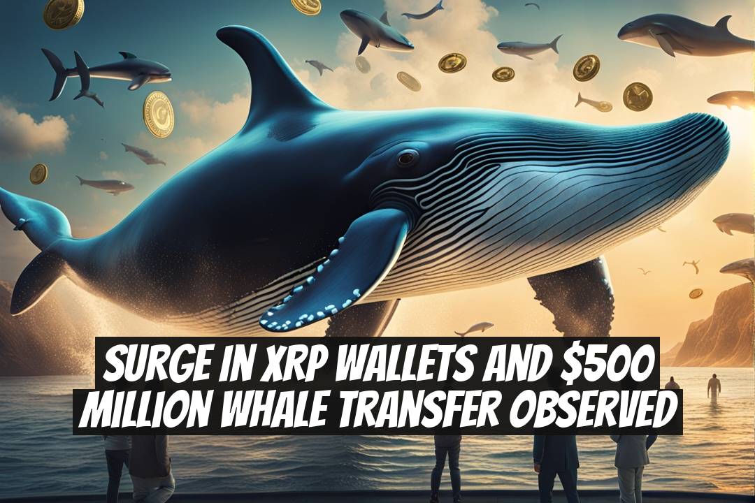 Surge in XRP Wallets and $500 Million Whale Transfer Observed