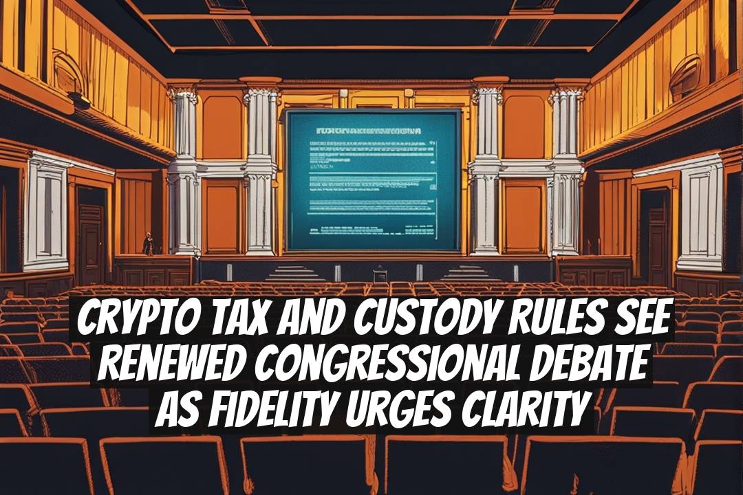 Crypto tax and custody rules see renewed Congressional debate as Fidelity urges clarity