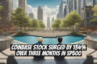 Coinbase Stock Surged by 134% Over Three Months in SP500
