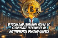Bitcoin and Ethereum Added to Corporate Treasuries as Institutional Demand Grows