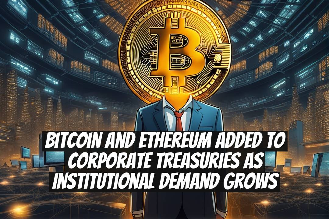 Bitcoin and Ethereum Added to Corporate Treasuries as Institutional Demand Grows